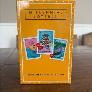 McDonald's Millennial Lotería with Red and Yellow Design